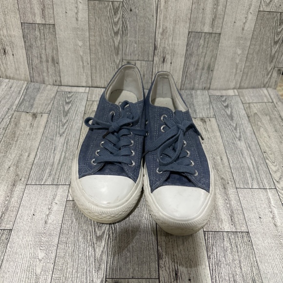 Loft women’s blue denim lace up fashion sneakers size 7 - Picture 6 of 7